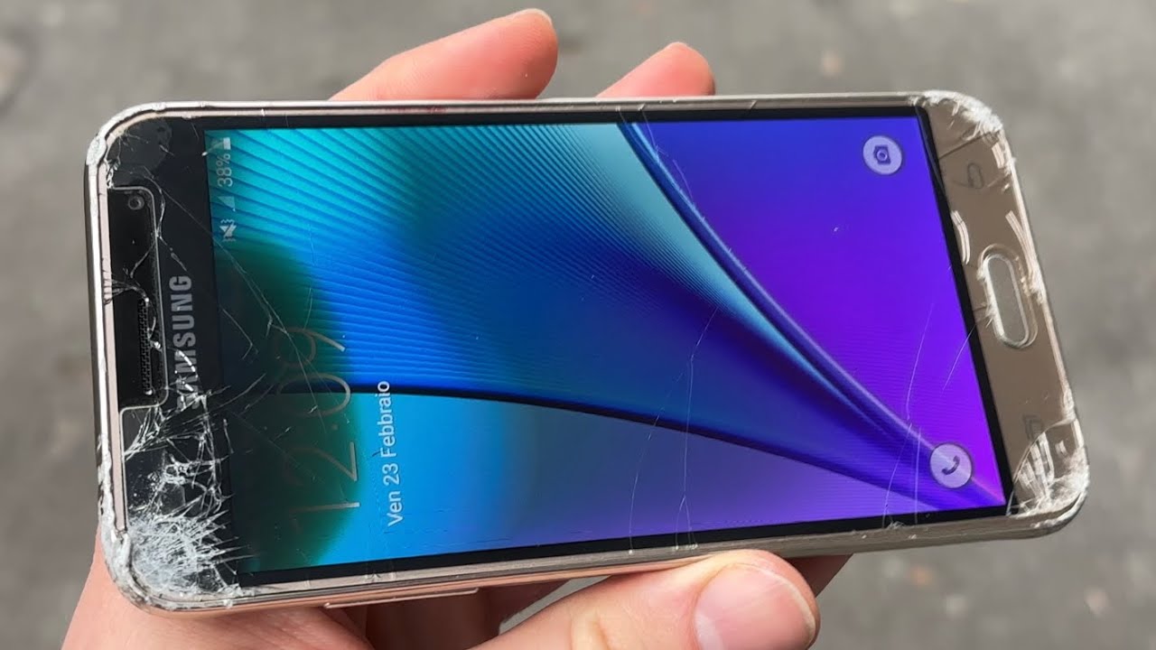 Galaxy J3 drop test