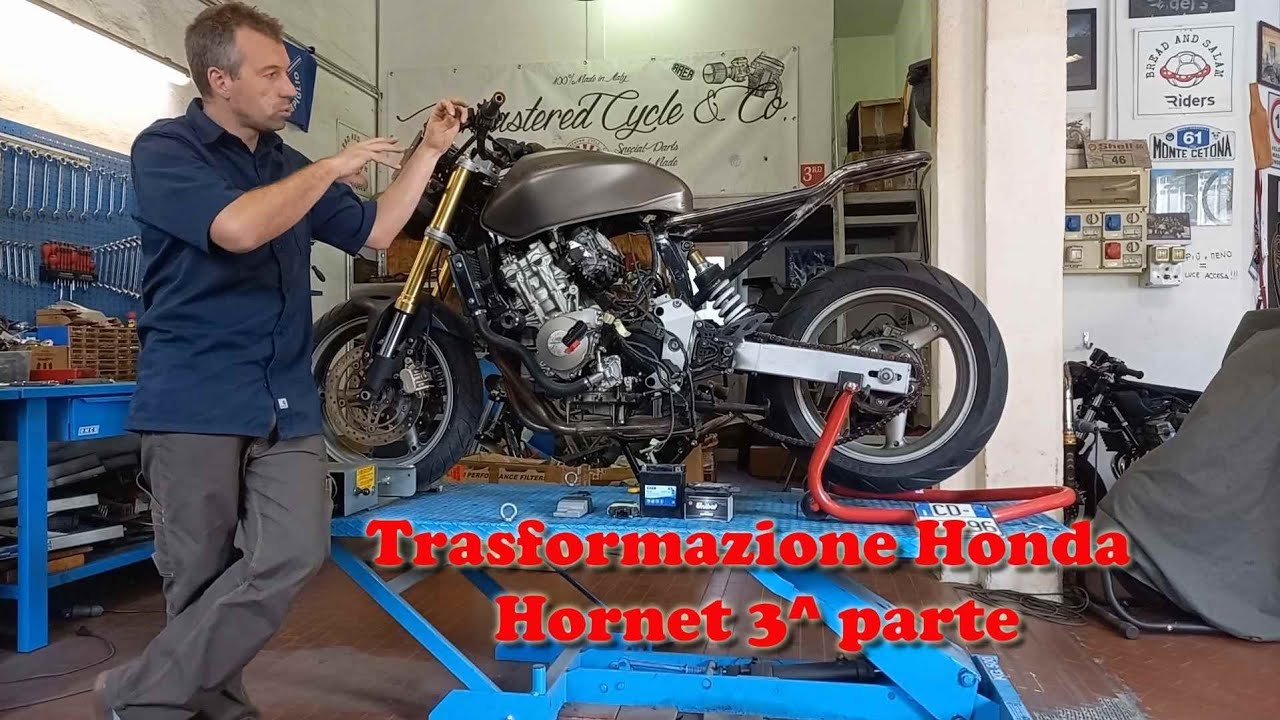 TRASFORMAZIONE HONDA HORNET 3^ PARTE