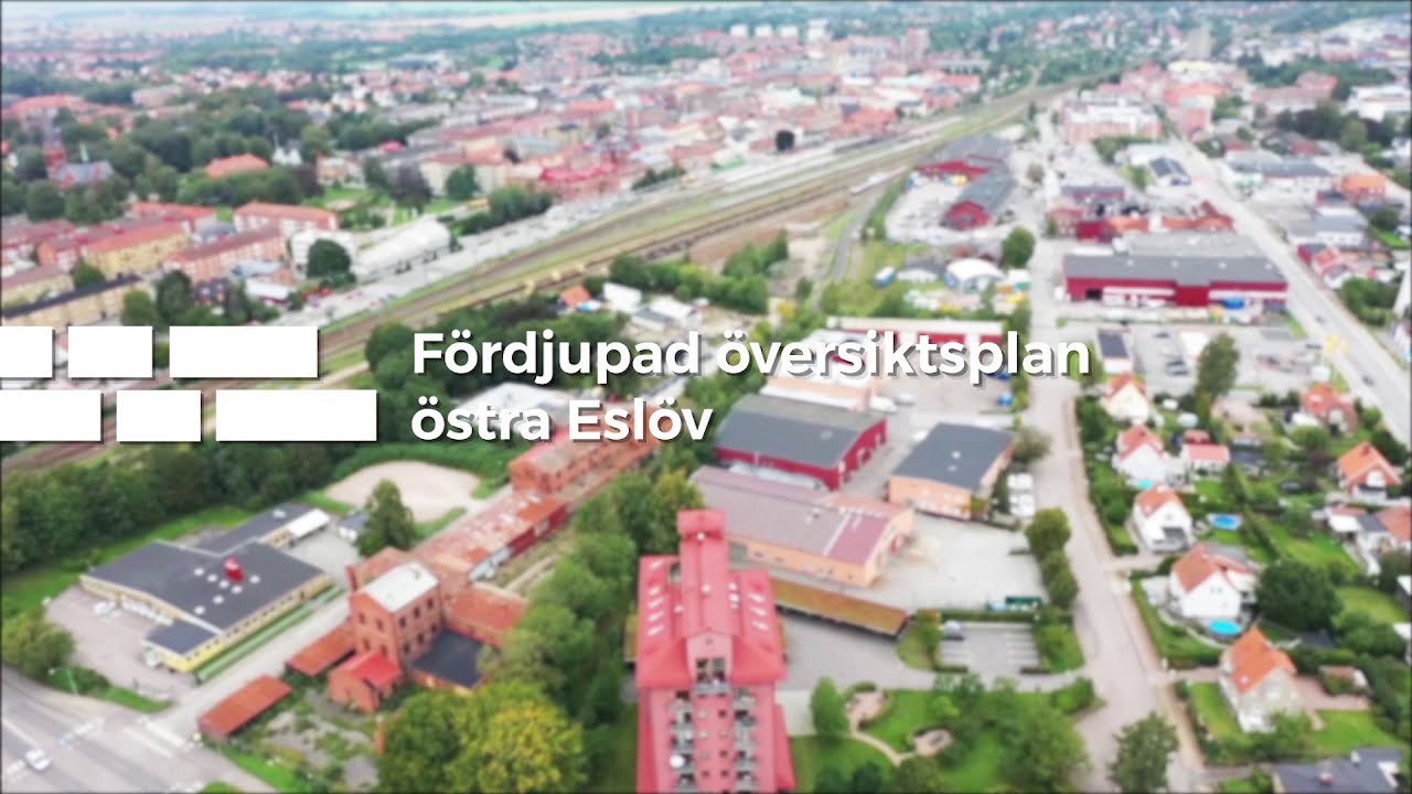 F&ouml;rdjupad &ouml;versiktsplan f&ouml;r hur &ouml;stra Esl&ouml;v ska utvecklas
