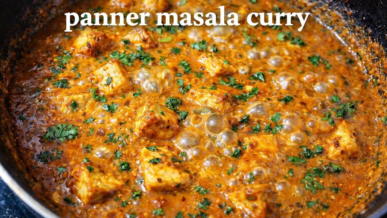 Delicious Paneer Masala Curry | Creamy & Spicy Paneer Gravy