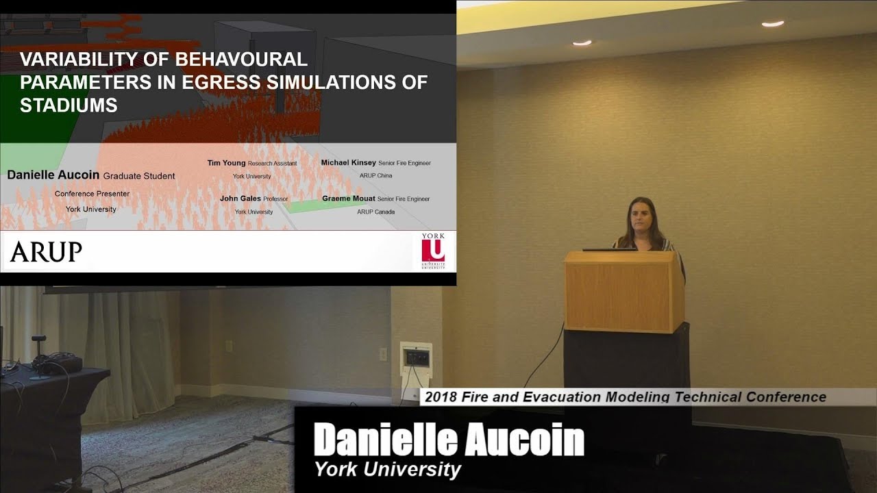 Variability of Behavioural Parameters in Egress Simulations of Stadiums