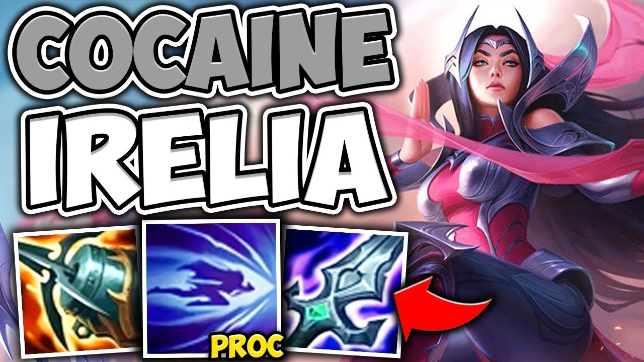 COCAINE IRELIA SLICES YOU TO PIECES! EVERY Q PROCS KRAKEN - League of Legends