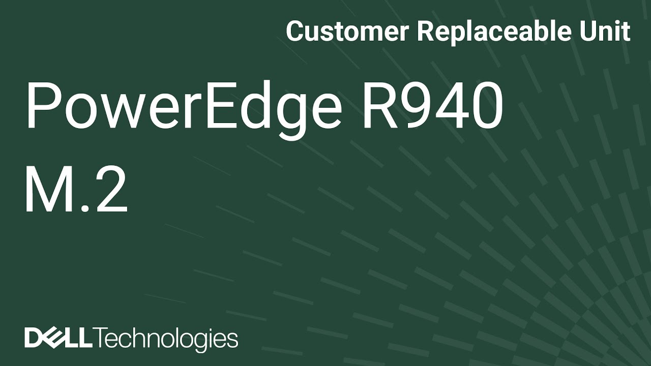 Dell  PowerEdge R940: Remove/Install M.2