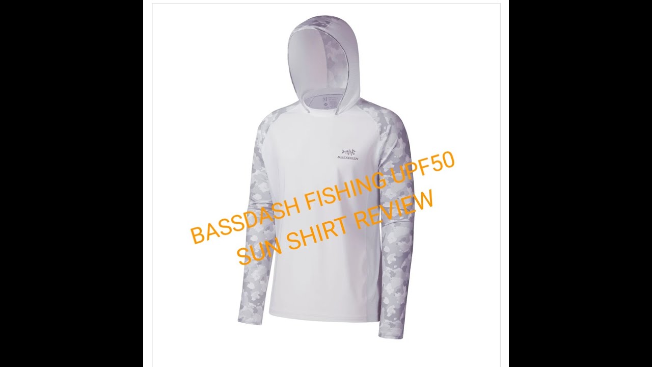 Bassdash Men&rsquo;s UPF 50 Performance Fishing Shirt Cooling Hoodie Camo Long Review