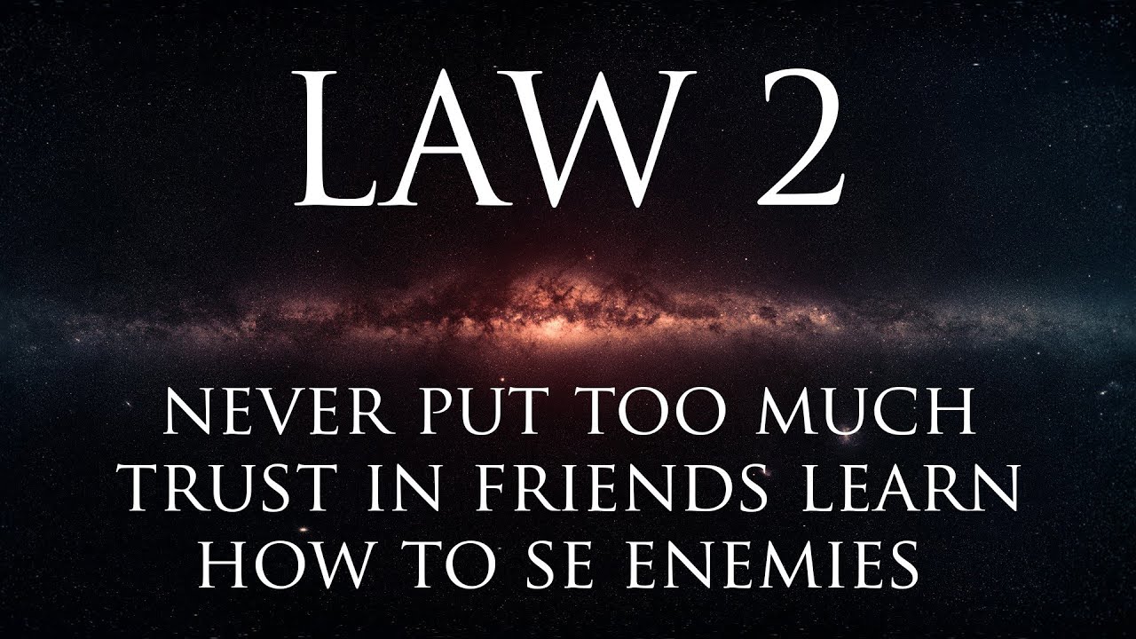 Law 2: Never put too much trust in friends, learn to use enemies