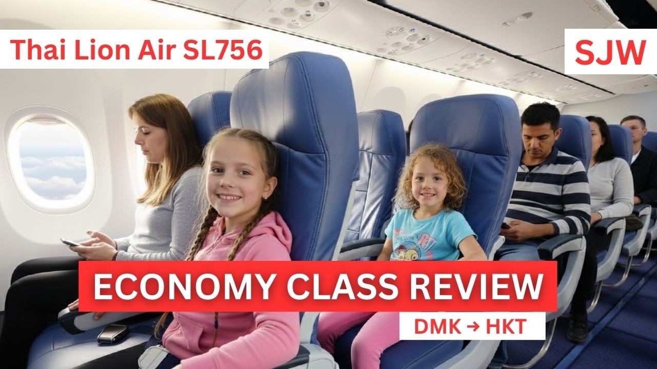 Thai Lion Air SL756 Economy Class Review | Boeing 737-800 | Seat, Comfort & Safety | SJW