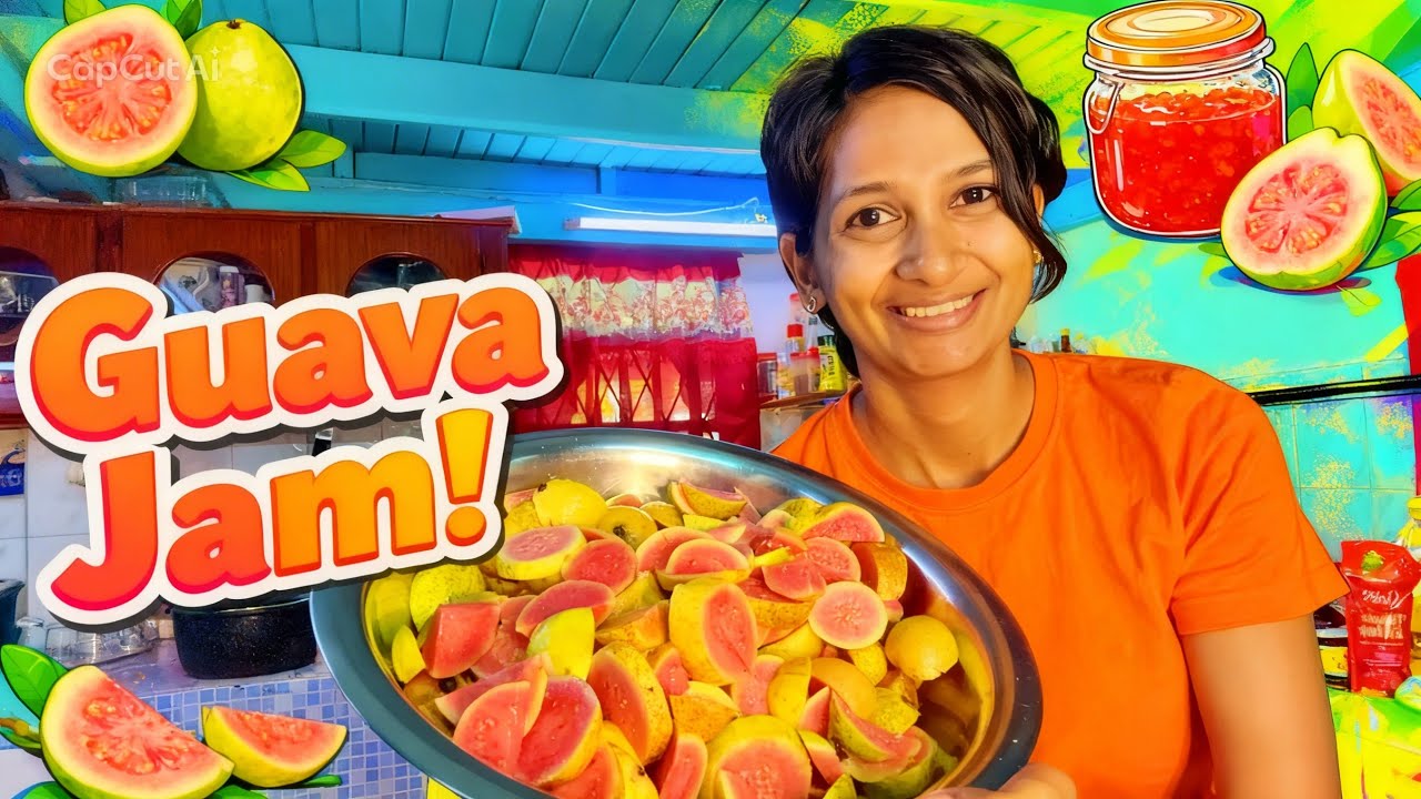 SWEET DELICIOUS GUAVA JAM / JELLY / RECIPE #diy #fruits #vlog #fyp 