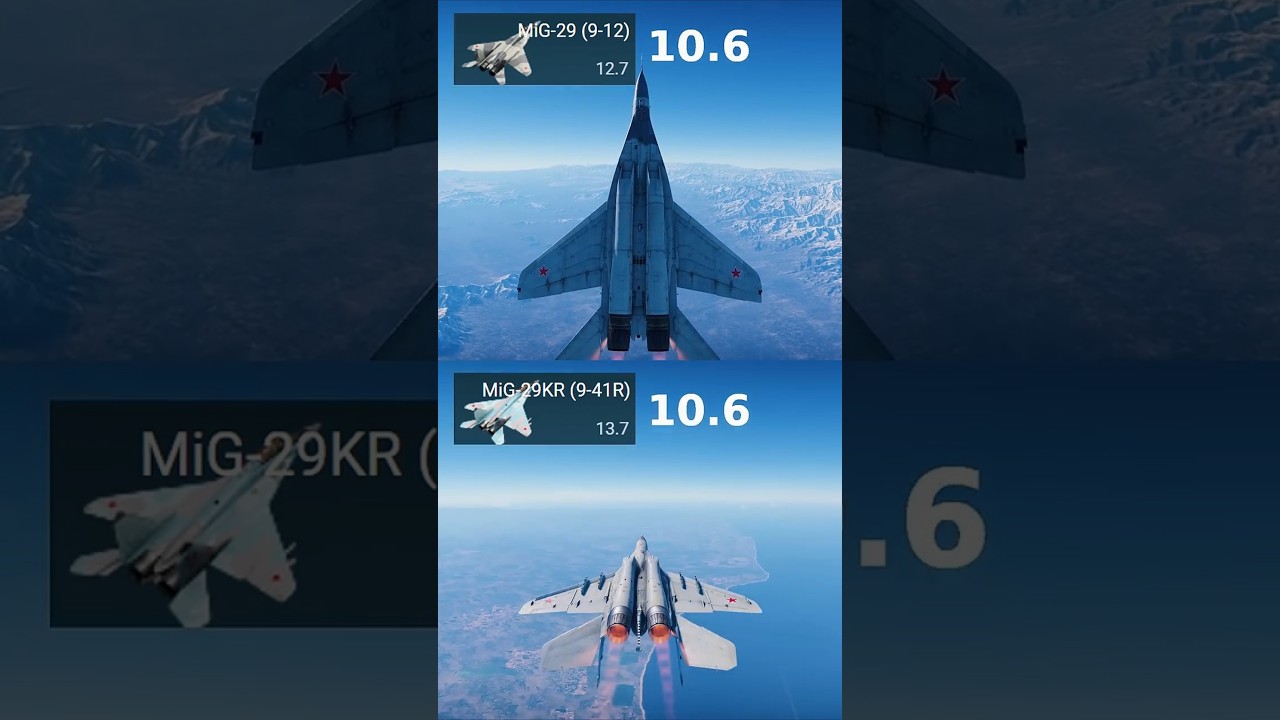 OLD Mig-29 or NEW Mig-29? &ndash; Which one loops faster?                                  #warthunder
