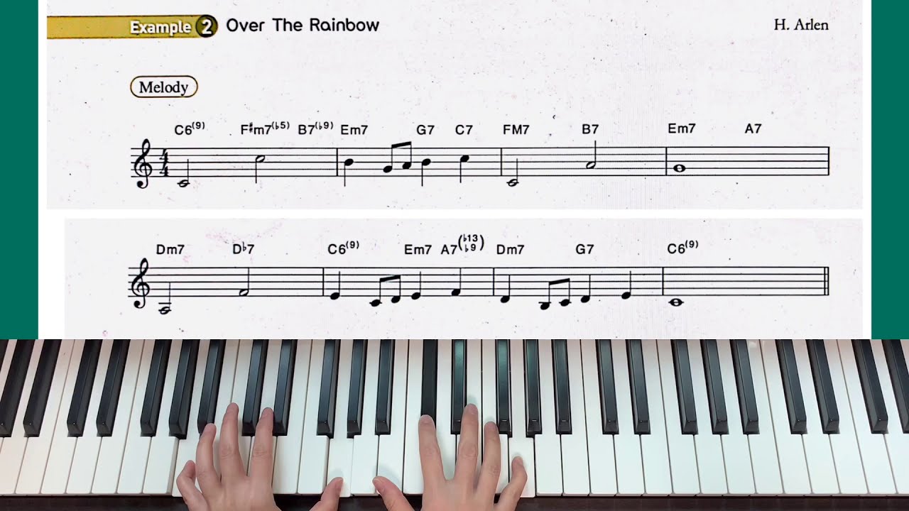 이지리하모니제이션 #87 - Close & Drop 2 Voicing (클로즈 &드랍2 보이싱 - Over the rainbow)