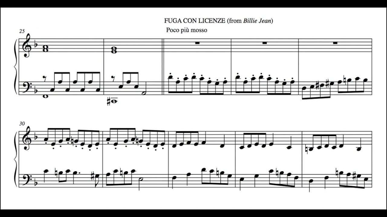 [artofcounterpoint] - Michael Jackson Prelude and Fugue