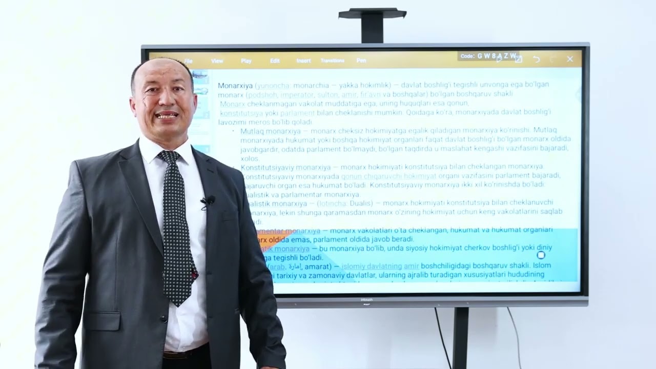 O‘zbekistonda demokratik, fuqarolik jamiyati asoslarining shakllanishi, amalga oshirilgan islohotlar
