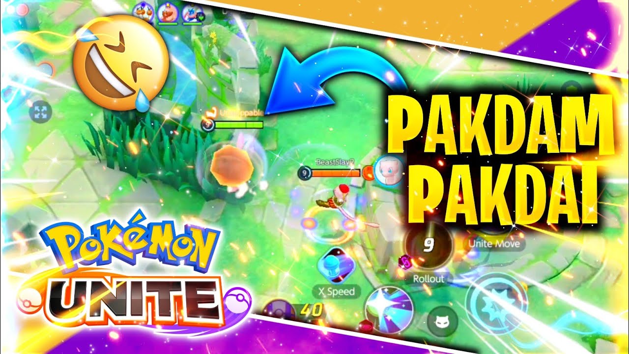 Pakdam Pakdai In Pokemon Unite 😂|Pokemon Unite Hindi Gameplay|