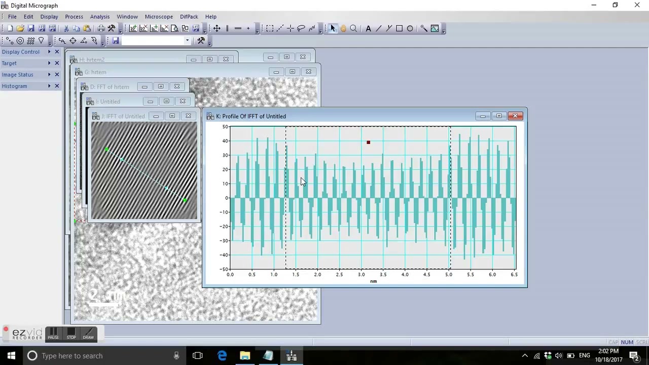 How to Calculate d-Spacing from HRTEM Images | Step-by-Step Tutorial