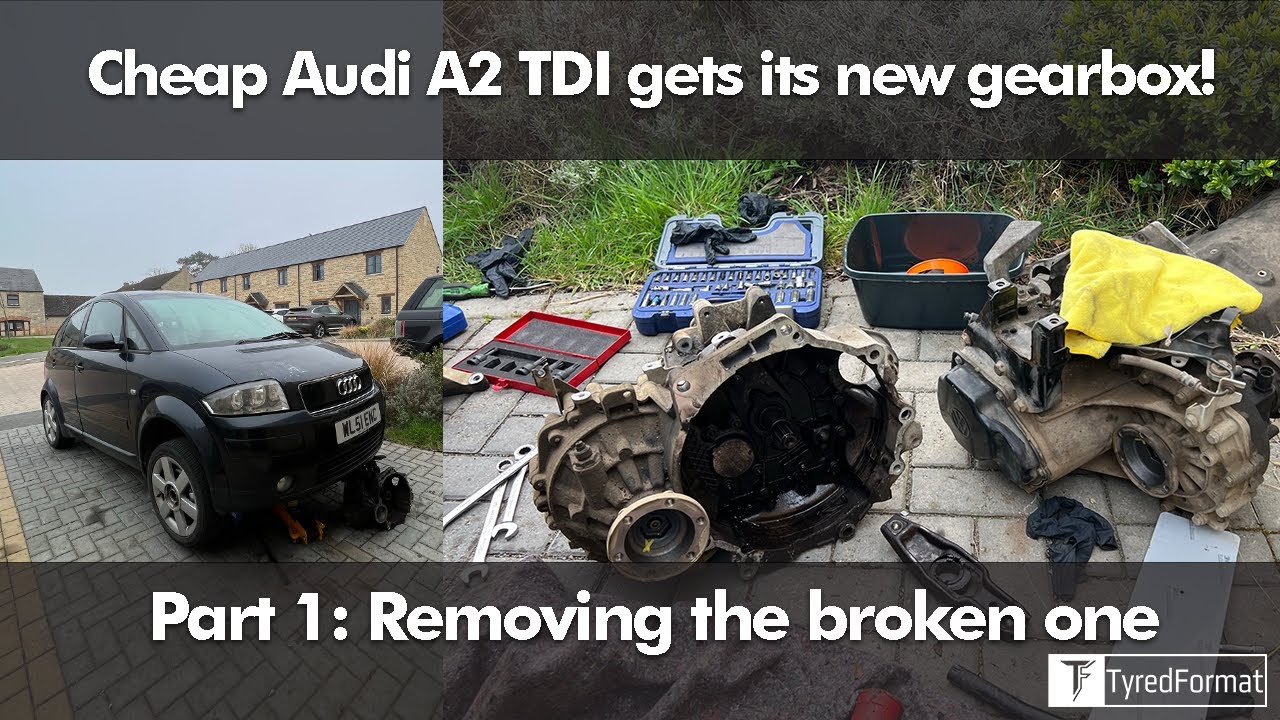 Saving the worst Audi A2 TDI in the UK! | Part 1: Removing the Gearbox, ECU and EGR.