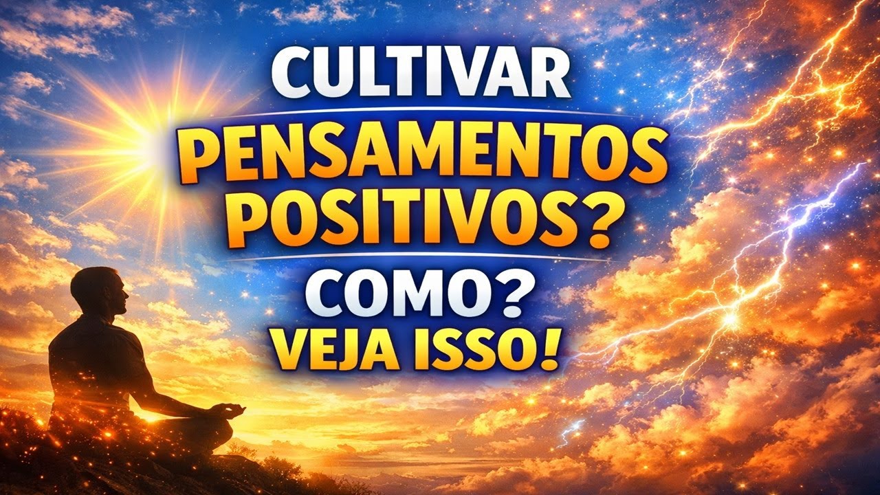 CULTIVE O PENSAMENTO POSITIVO E VOLTE PARA SI