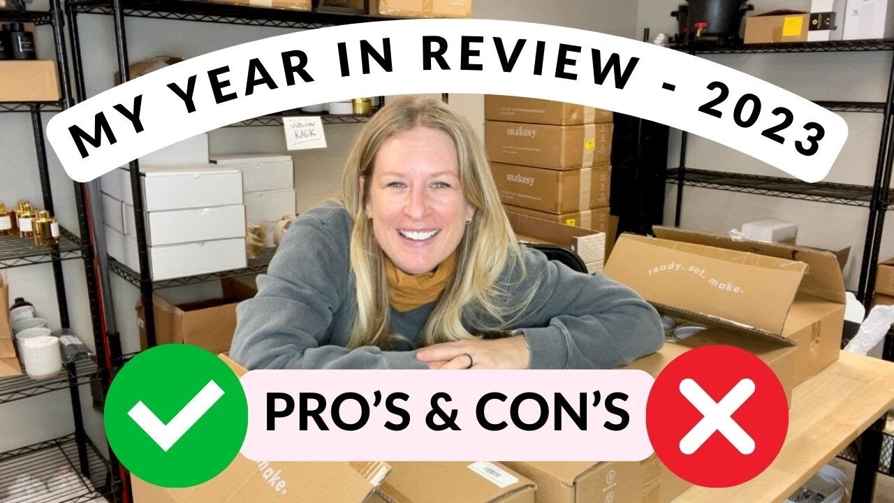 My Learning Lessons from 2023 in My Candle Business | A Full Pro's & Con's List!