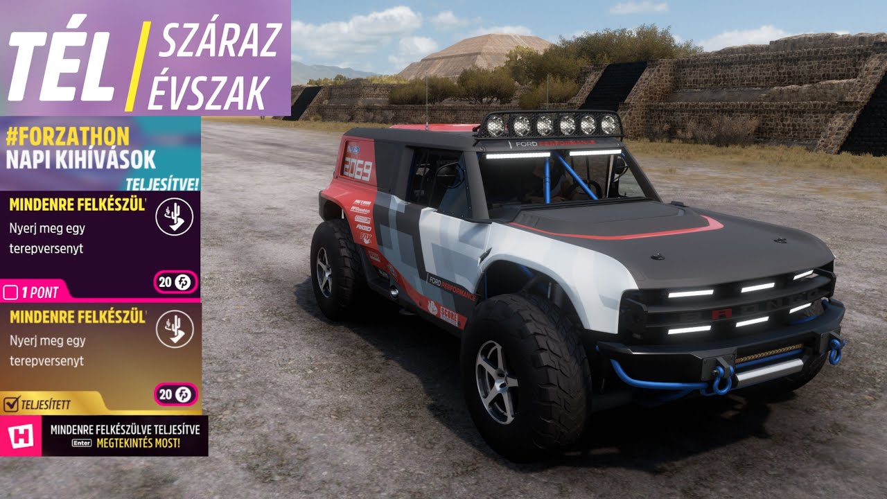 Forza Horizon 5 Daily Challenges Prepared for Anything - Win a Cross Country Race