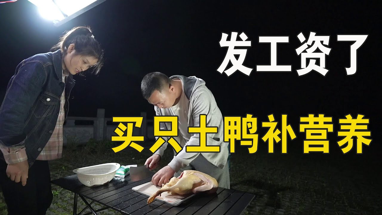 平台發工資了，阿偉到村民家，花180買只土鴨，燉湯給媳婦喝【阿偉燕子旅行記】