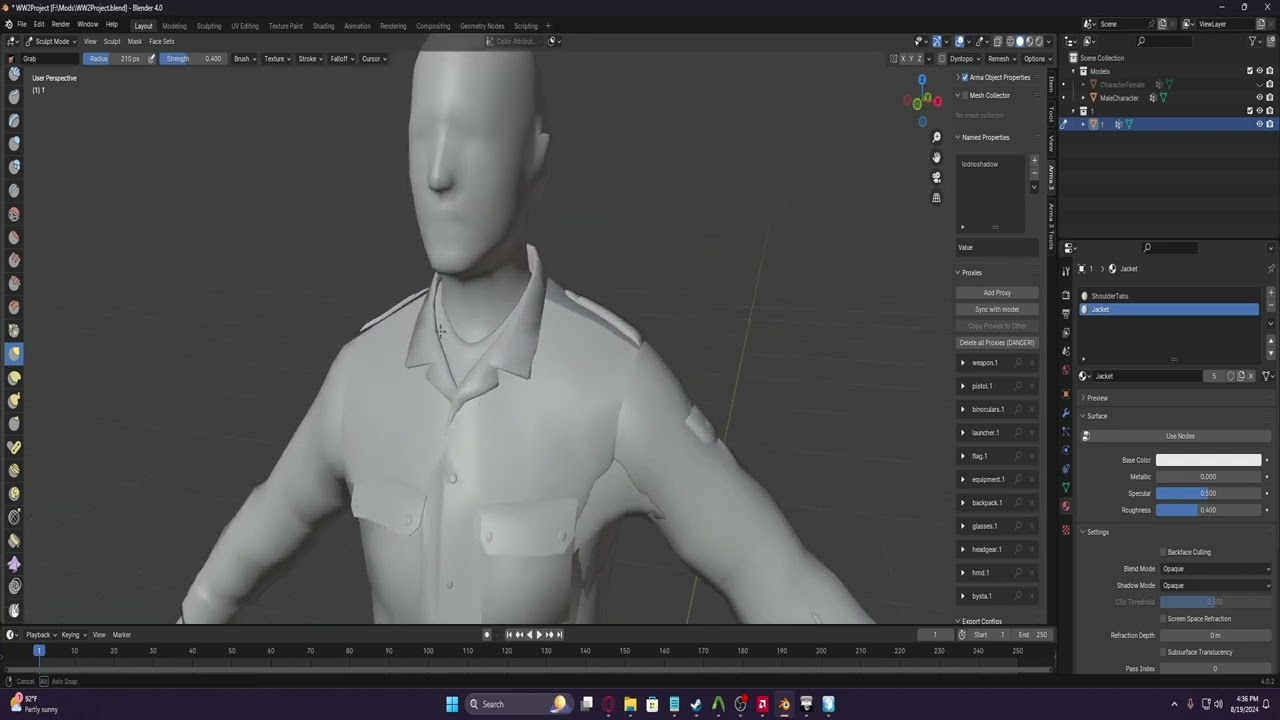 How to port Clothing and Equipment from Arma 3 To DayZ Using Blender