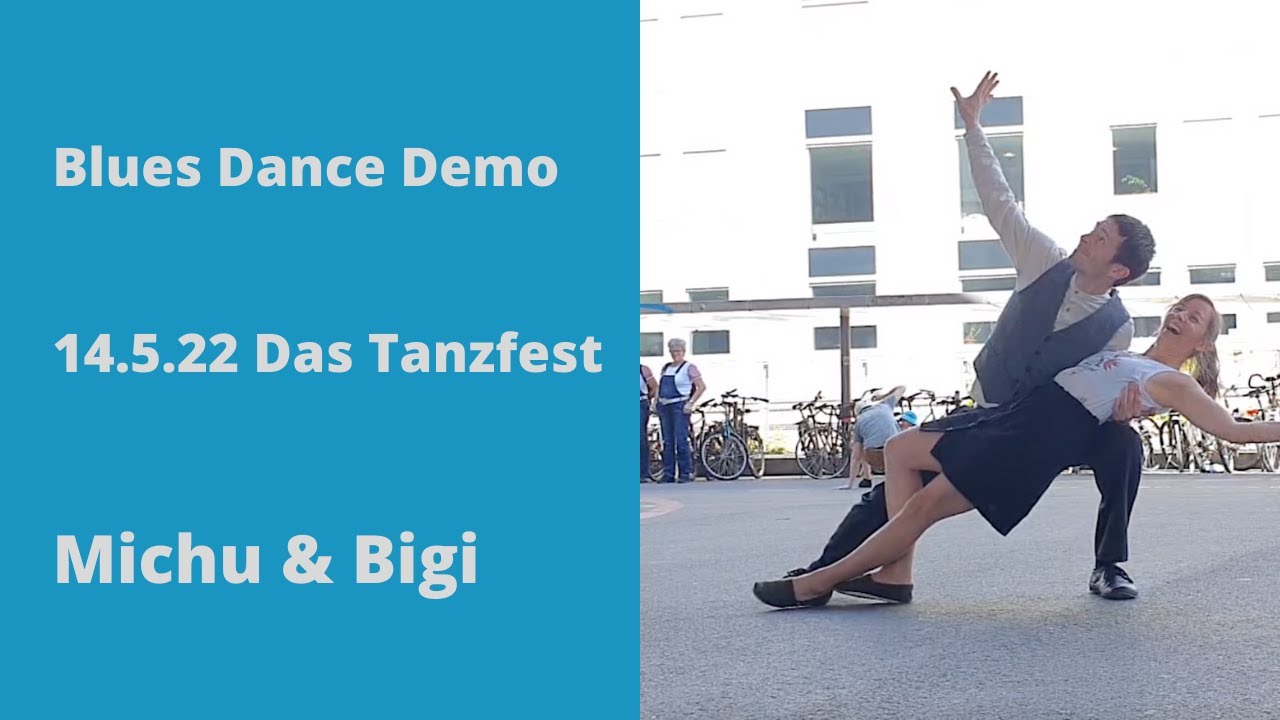 Blues Dance Demo mit Michu & Bigi @ Tanzfest in Bern (2022)