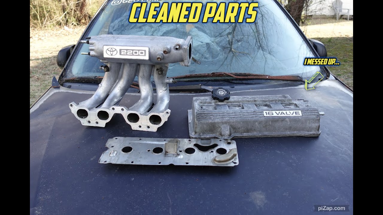 Rebuilding My 1994 Toyota Celica GT PT15 (Cleaning Everything Finale and Valve Cover Baffle Removal)