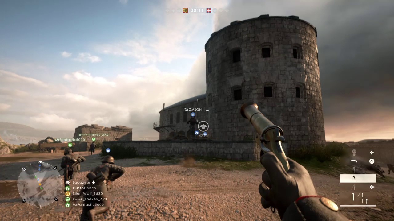 Battlefield&trade; 1 swap to martini no scope