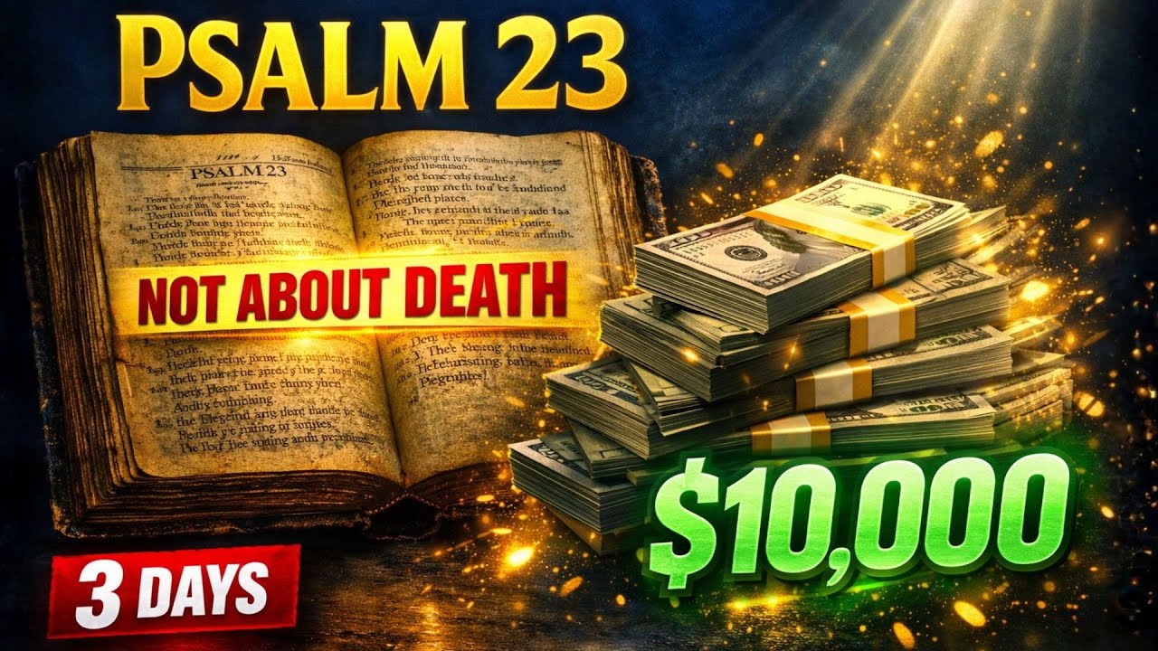 Psalm 23 Was NEVER About Death — This Hidden Line Unlocks $10,000 in 3 Days
