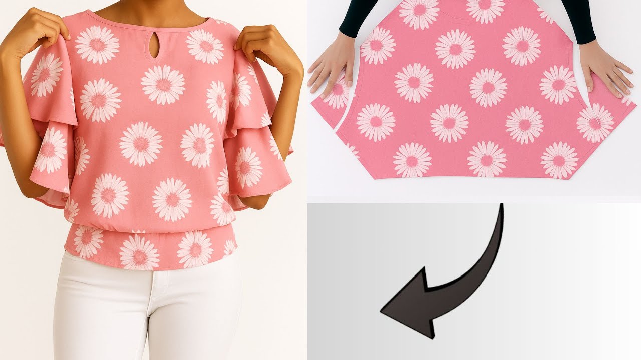 ✅ DIY Blouse Making ✂️🍁Quick, Cute & Made for Daily Comfort
