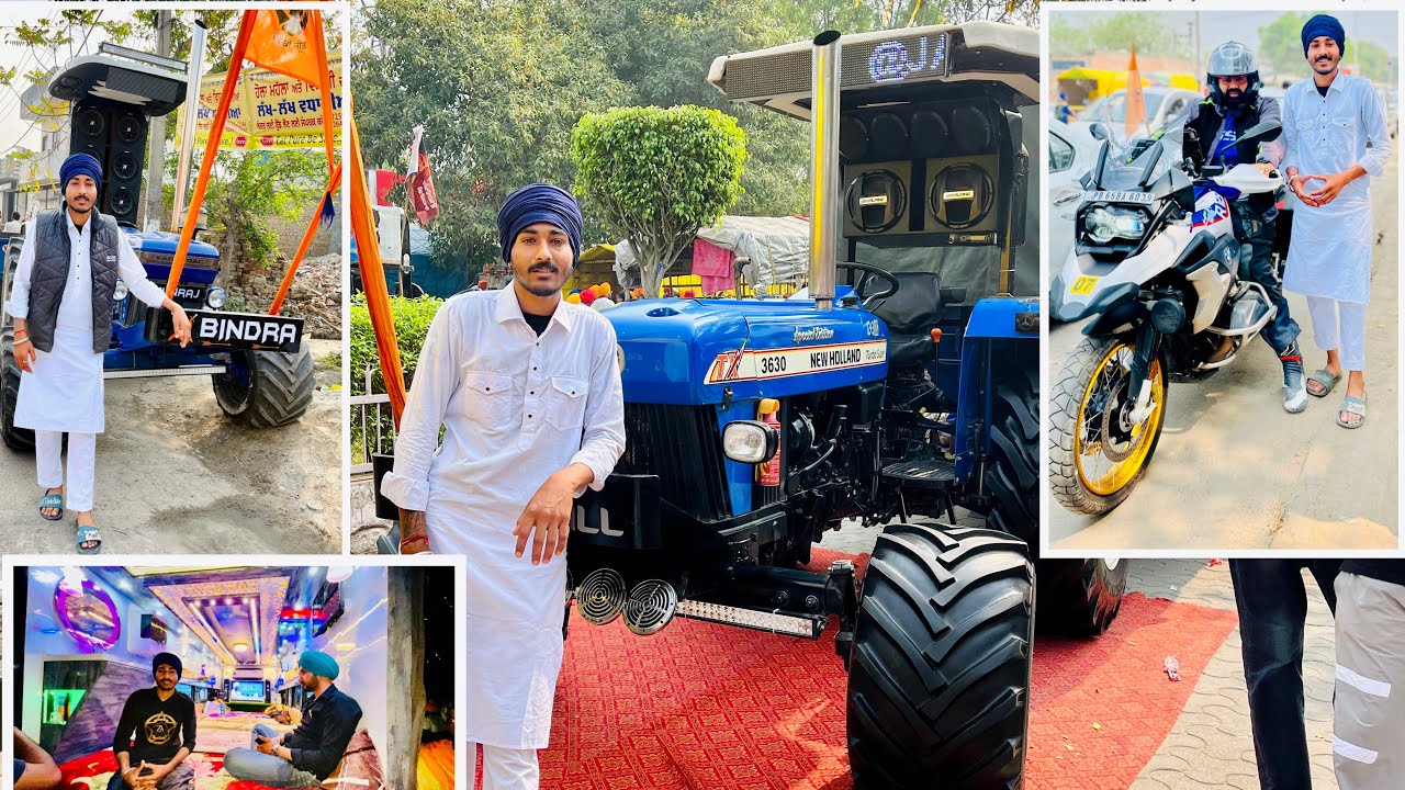 Siraa Tractor and Tralle | 28 Lakh da moterciykle 😳| Hola Mahalla 2022 | Shri Anandpur sahib