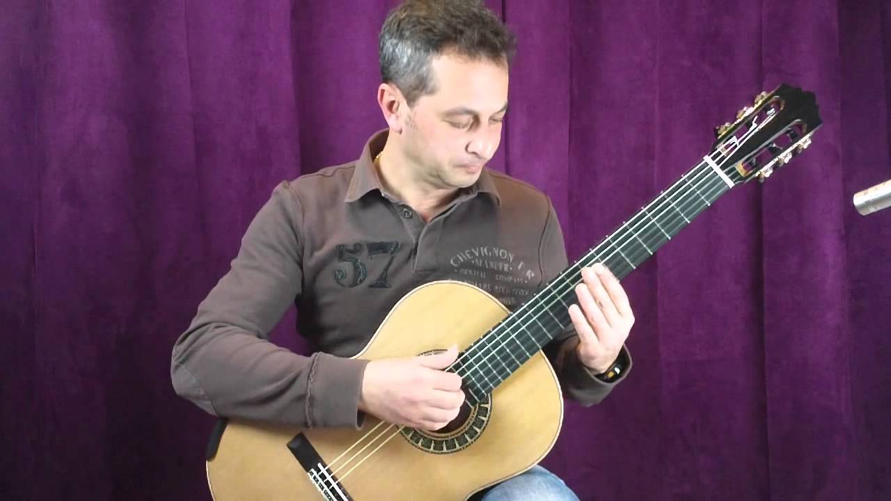 BANC D'ESSAI double table Martin Blackwell guitare classique de concert
