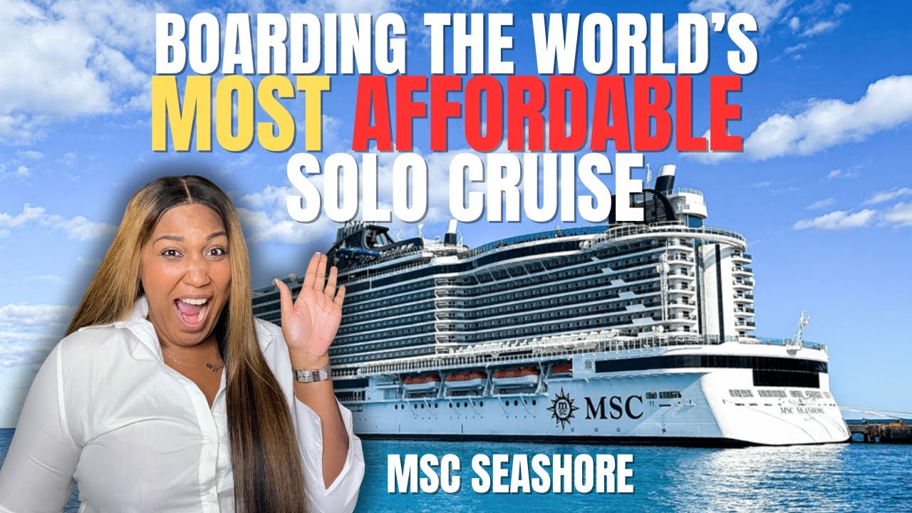 The Most AFFORDABLE Cruise Ever  | MSC SEASHORE EMBARKATION DAY VLOG