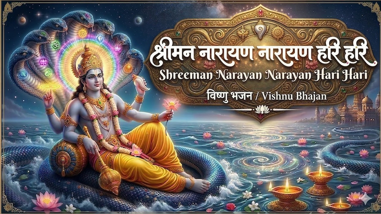 श्रीमन नारायण नारायण हरि हरि |  Shreeman Narayan Narayan Hari Hari | Vishnu Bhajan | Music | Mantra
