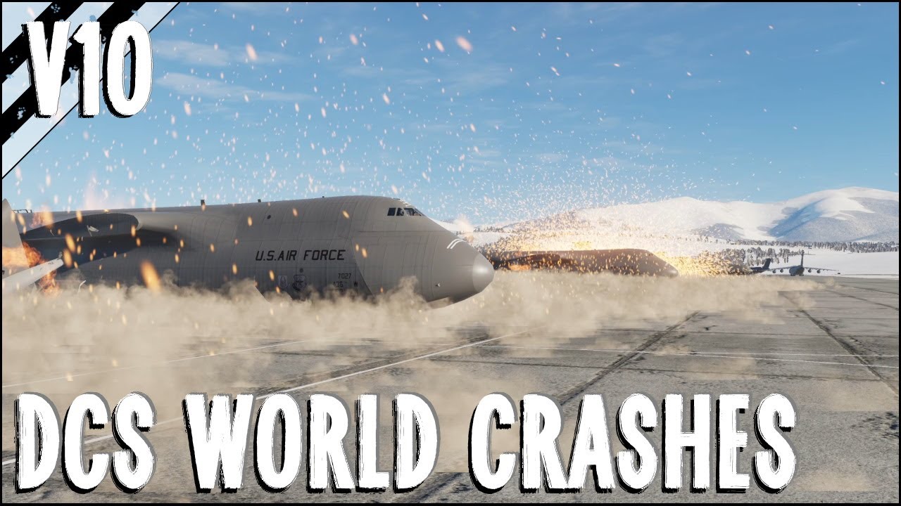 Fall Damage, Ejections & More! (GIVEAWAY) V10 | DCS World 2.5 Modern Flight Sim Crashes