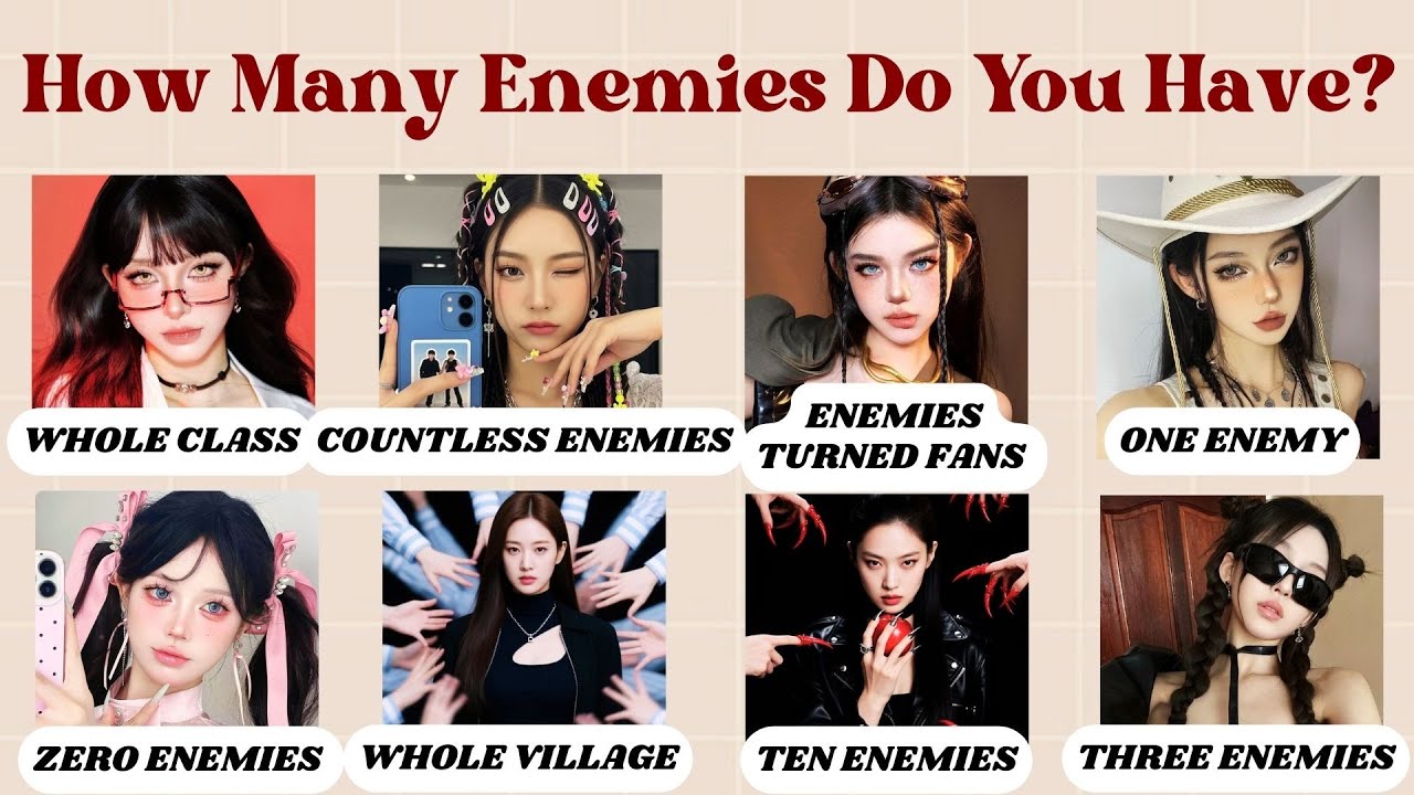 How Many Enemies Do You Really Have? 😈 | Fun Personality Quiz 🌟(Requested)  |  @quizgalaxtopia