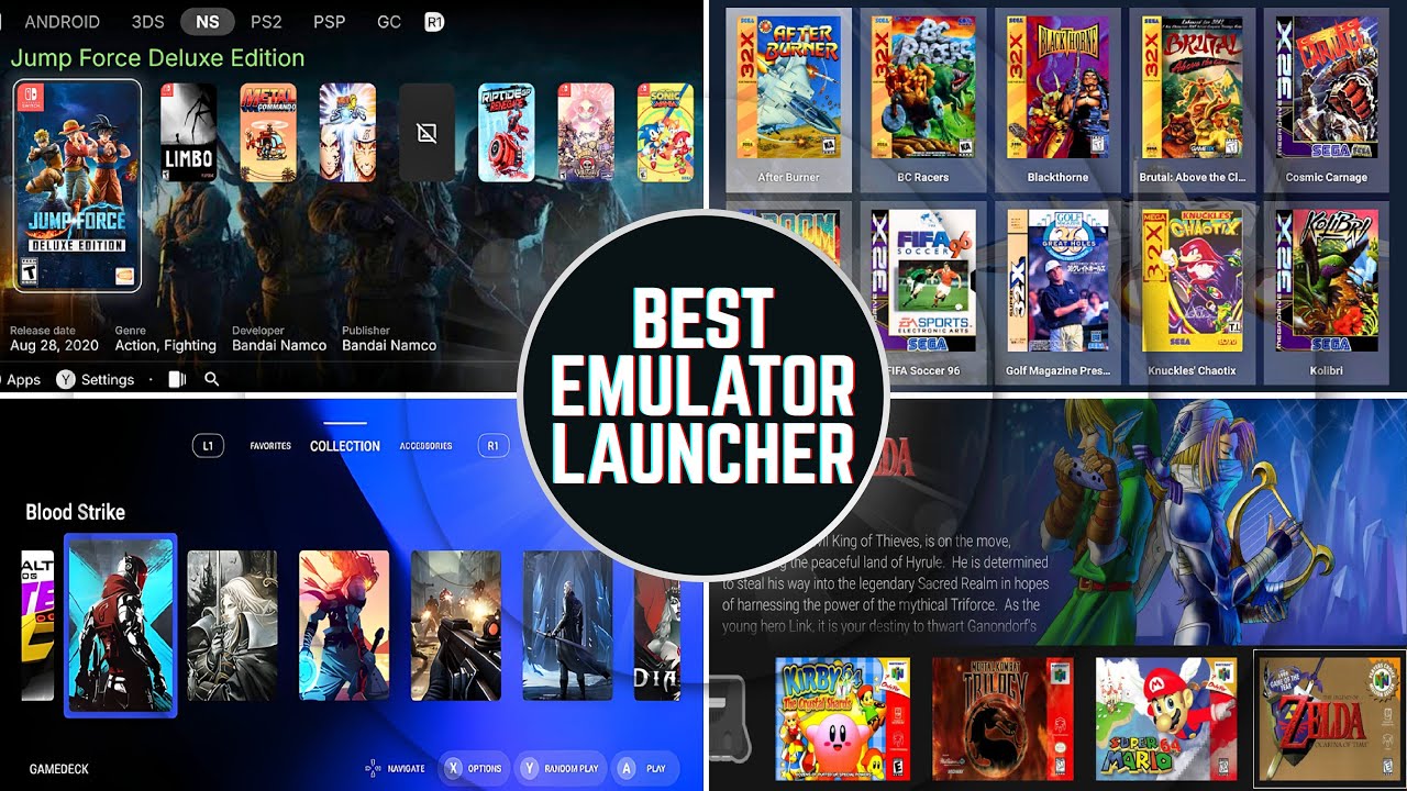Top 5 Game Launchers for Android in 2025 | Best Emulator Front-Ends