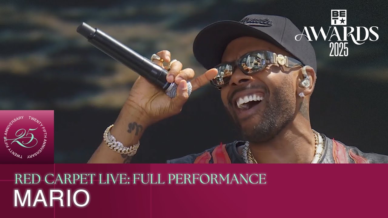 Mario sets the tone for Culture's Biggest Night on the BET Awards Red Carpet presented by Toyota