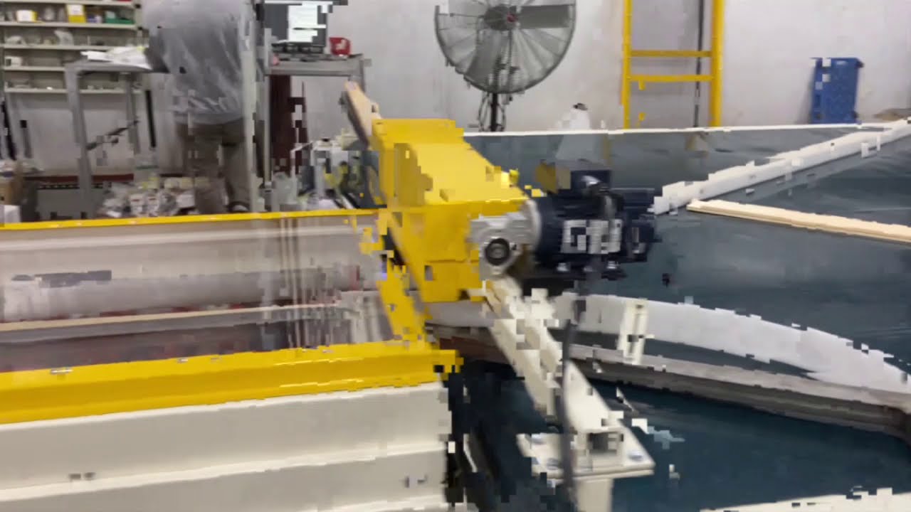 Milltreat System Conveyance and Spray Test - Deimco Finishing Equipment
