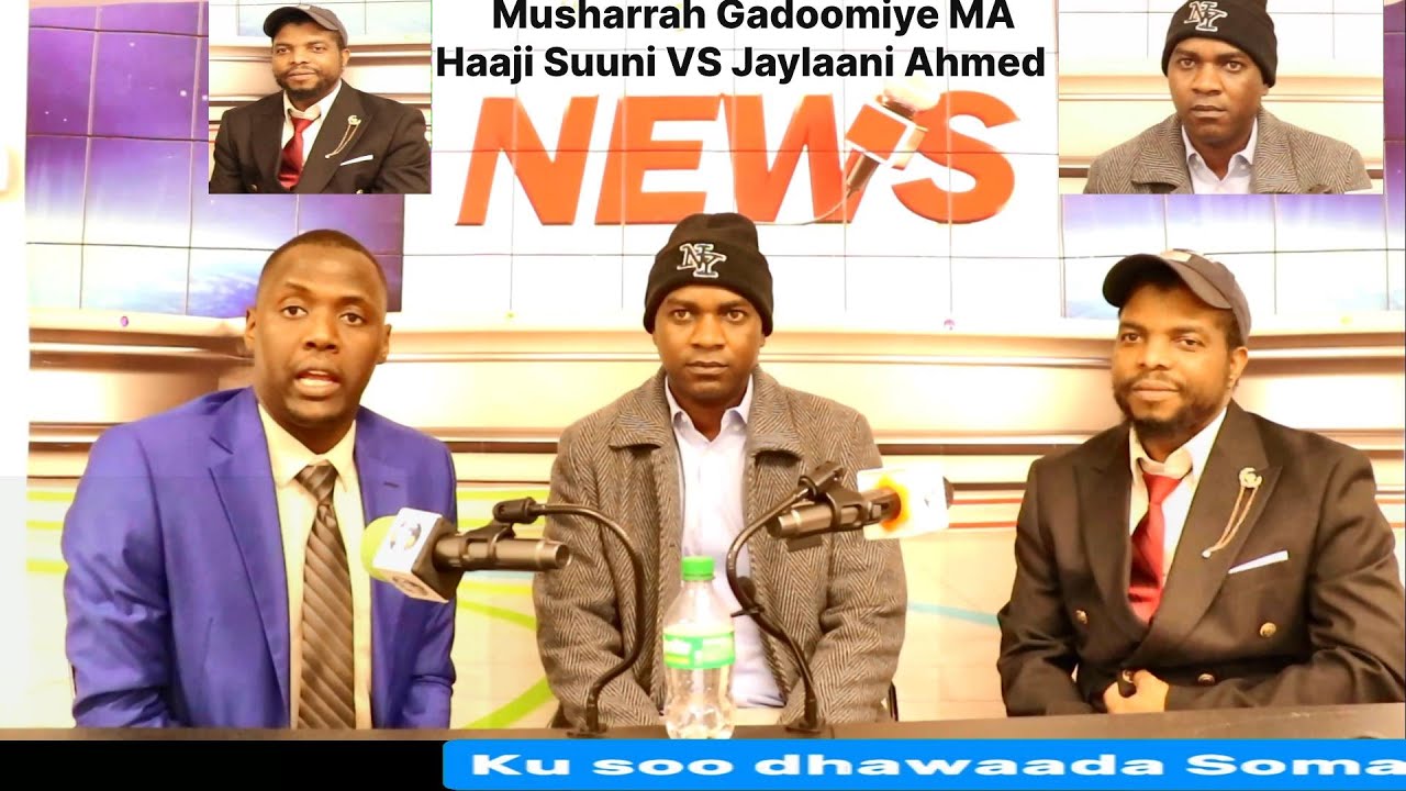 Musharraxiinta Guddoomiyaha MA Xaaji Suuni iyo Jaylaani Axmed kuwaas oo dhowr su’aalood ku wareystay