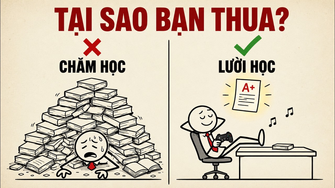 Đừng học chăm chỉ nữa. Hãy học cách 
