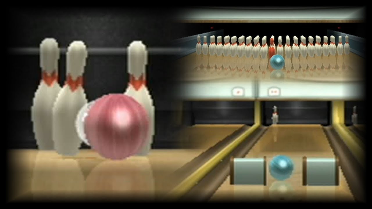 Wii Sports: All Bowling Training Minigames (4 Players)