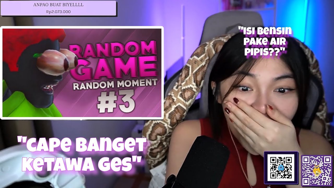 Kak Biyel Reaction Video Milyhya Random Game Moment 3 Lucu Banget | gbiyel