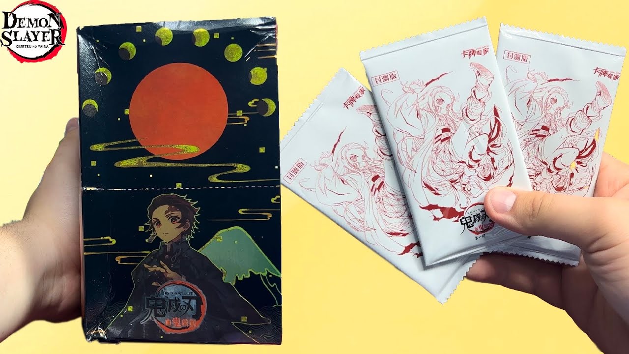ARE THESE DEMON SLAYER CARDS WORTH BUYING?? (Opening a Demon Slayer Red Moon 🌙 Booster Box)