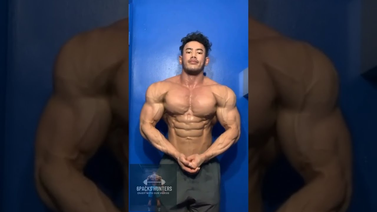 🔥🔥HOTTEST AND SEXY ASIAN BODYBUILDER - STEVENCAO_  POSING PRACTICE || FLEXING MUSCLE