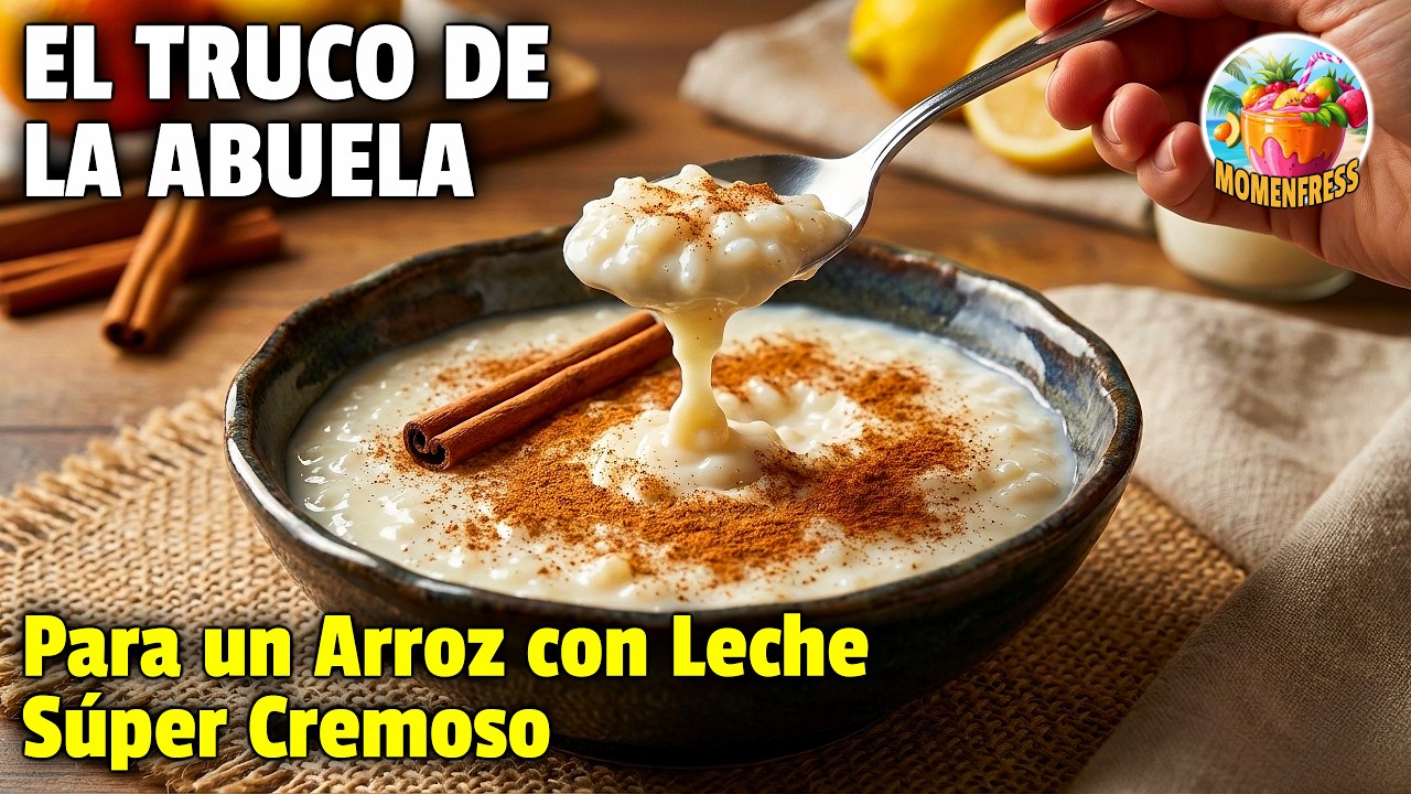 El Auténtico ARROZ CON LECHE Tradicional 🇪🇸 (El Secreto para que quede Súper Cremoso)