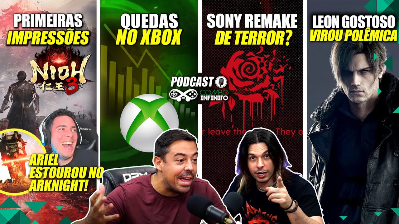 XBOX EM QUEDA? 📉 SONY Faz Remake de Terror, Leon Gostoso e Nioh 3 SURPREENDE! + Arknights Endfield