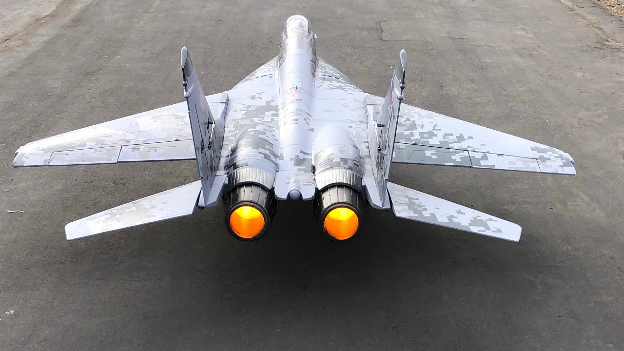 Gooniac’s Firey Booty LED Afterburner in the Freewing 80mm Mig-29