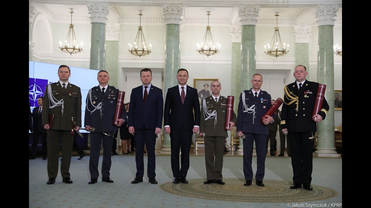 Uroczystość wręczenia nominacji generalskich w Pałacu Prezydenckim