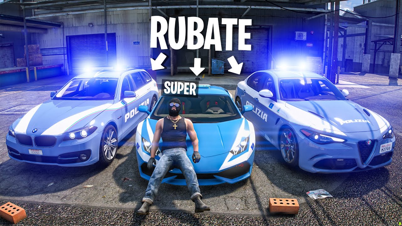 Rubo TUTTE le AUTO della POLIZIA su GTA 5!
