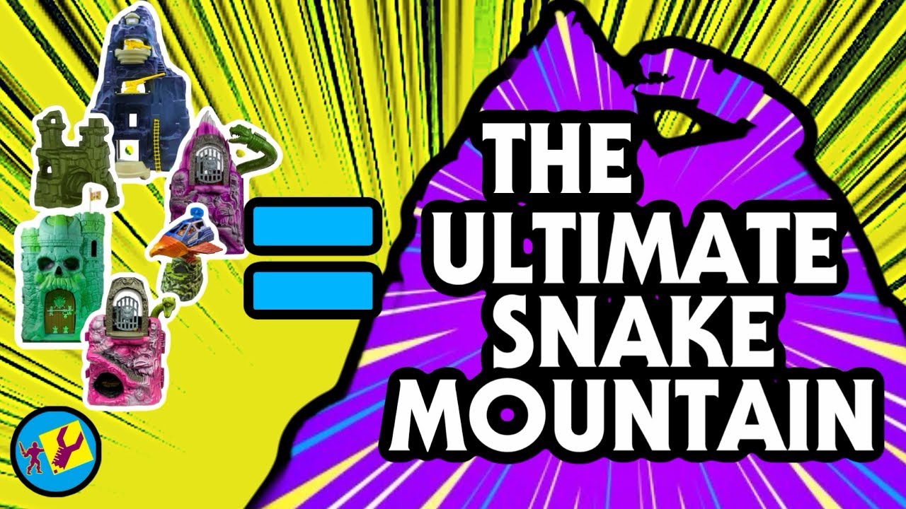 Destroying 6 playsets to make THE ULTIMATE SNAKE MOUNTAIN that&rsquo;s over 4ft tall!!