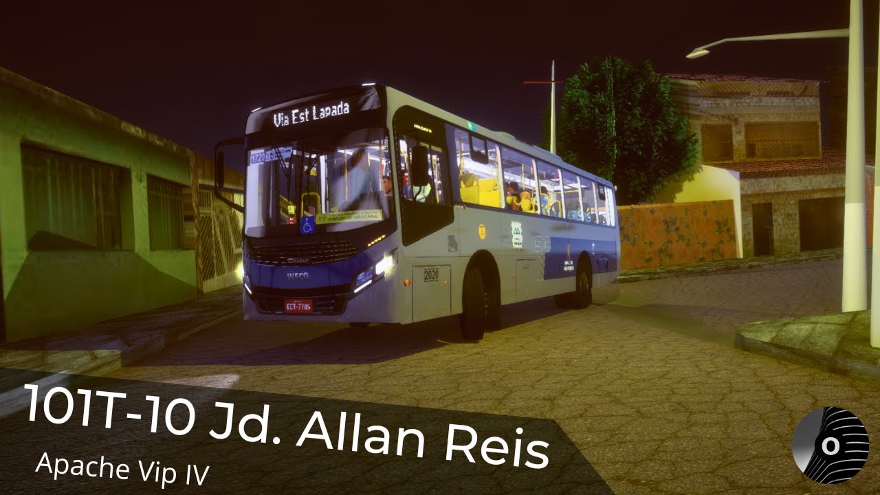 101T-10 JD. ALLAN REIS com o APACHE VIP IV (Iveco 170S28) da NORTE BUSS! Proton Bus Simulator